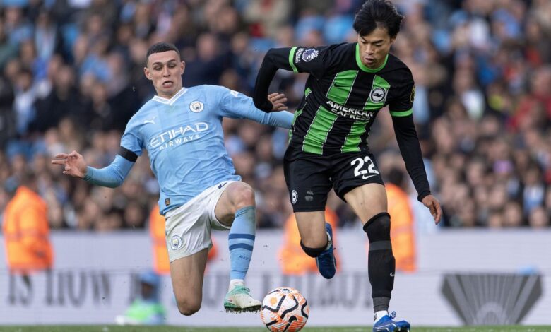 شاهد: بث مباشر مباراة مانشستر سيتي وبرايتون