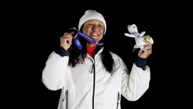 الأمريكية إيلانا تايلور تتوج بأول ذهبية أولمبية لها في الزلاجة الفردية