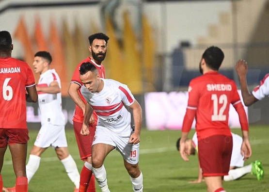 شوط أول سلبي بين الزمالك وحرس الحدود