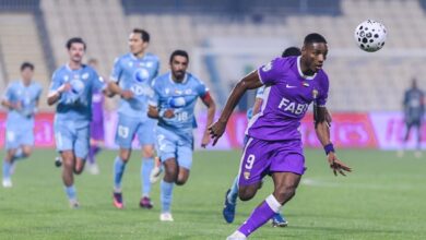 في غياب ربيعة.. العين يستعيد صدارة الدوري الإماراتي بثلاثية أمام بني ياس