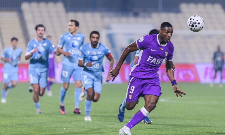 في غياب ربيعة.. العين يستعيد صدارة الدوري الإماراتي بثلاثية أمام بني ياس