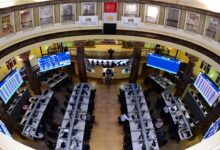 مؤشر قطاع البنوك بالبورصة يتراجع بنسبة 2.63% خلال مستهل تعاملات اليوم