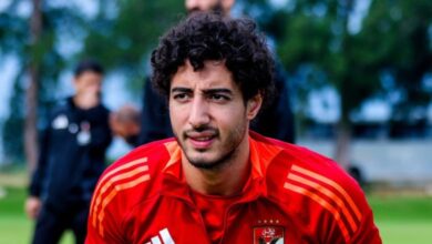 فحوصات جديدة لمحمد هاني قبل مباراة الأهلي وطلائع الجيش بالدوري