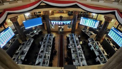 مؤشر قطاع البنوك بالبورصة يرتفع بنسبة 0.10% خلال مستهل تعاملات اليوم