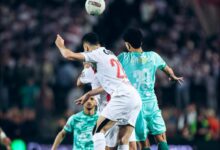 إصابة أحمد عاطف قطة بكسر في الأنف خلال مباراة الزمالك وبيراميدز