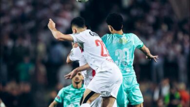 إصابة أحمد عاطف قطة بكسر في الأنف خلال مباراة الزمالك وبيراميدز