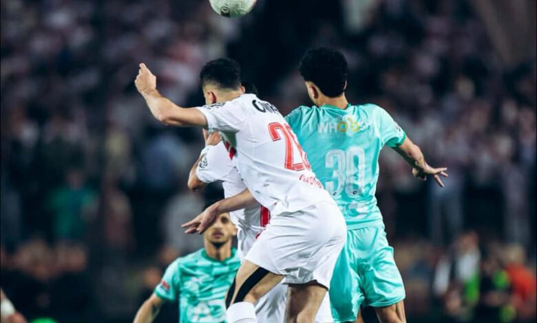 إصابة أحمد عاطف قطة بكسر في الأنف خلال مباراة الزمالك وبيراميدز