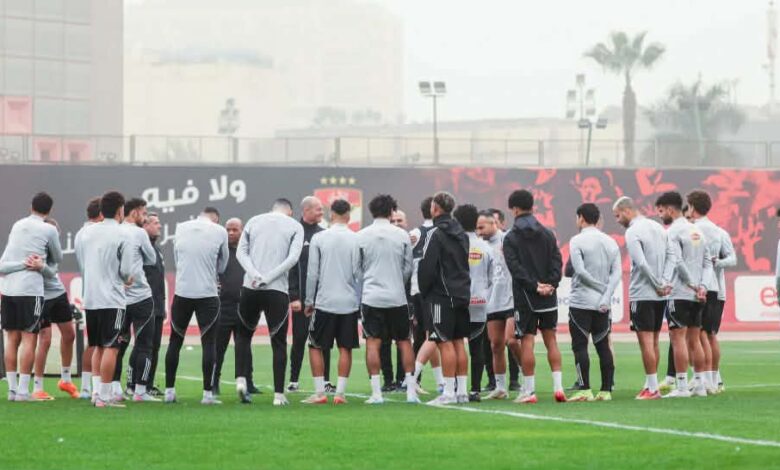 الأهلي يستأنف تدريباته استعدادا لمواجهة بيراميدز في الدوري