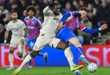 التعادل يحسم مواجهة وست هام وكريستال بالاس في الدوري الإنجليزي