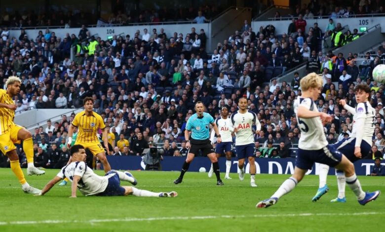 تعادل قاتل من برايتون.. إثارة +90 تبقي توتنهام في دائرة الخطر بـ«بريميرليج»