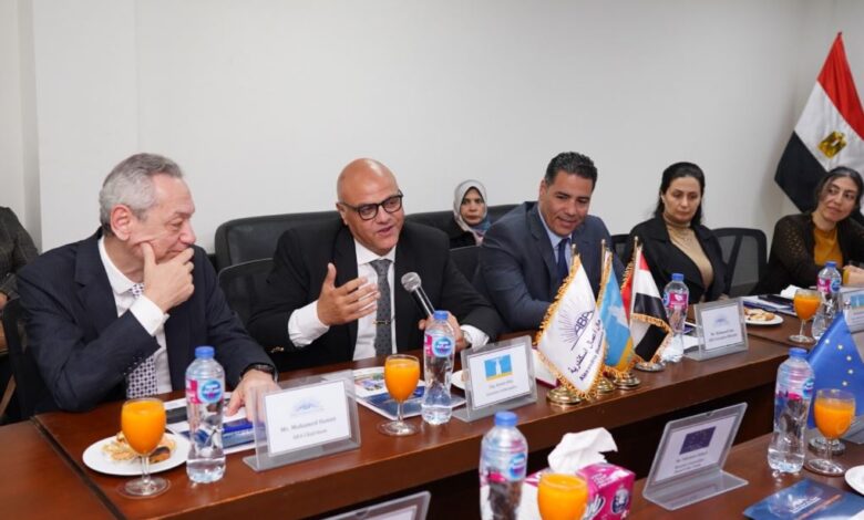 جمعية رجال أعمال إسكندرية تستقبل وفدا من الاتحاد الأوروبي لبحث فرص التعاون