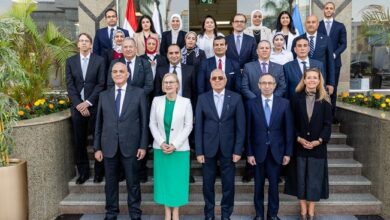 وحدة مكافحة غسل الأموال تستقبل وفد مكتب الأمم المتحدة لدعم وبناء السلام