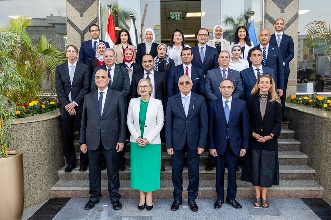 وحدة مكافحة غسل الأموال تستقبل وفد مكتب الأمم المتحدة لدعم وبناء السلام