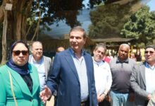 وزير الزراعة يتفقد معرض الزهور بالدقي ويقرر مده لنهاية مايو مع إعفاء العارضين من الرسوم