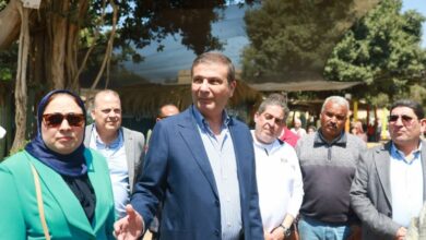 وزير الزراعة يتفقد معرض الزهور بالدقي ويقرر مده لنهاية مايو مع إعفاء العارضين من الرسوم