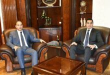 وزير الشباب والرياضة يبحث مع رئيس هيئة الرقابة المالية تعزيز أطر التعاون المشترك