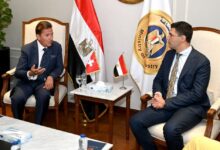 وزير الصناعة يبحث مع سفير سويسرا سبل تعزيز التعاون بين البلدين للوصول لمرحلة الشراكة الصناعية
