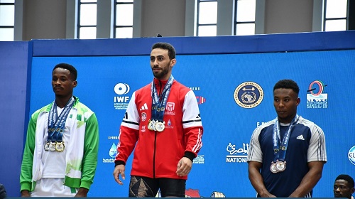 أحمد سعيد يحقق 3 ميداليات ببطولة إفريقيا لرفع الأثقال ويحطم الرقم القياسي