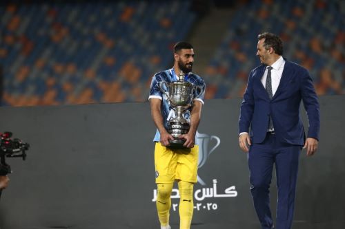 الشناوي: بطولات بيراميدز لا تأتي بسهولة.. وسننافس على الدوري حتى النهاية