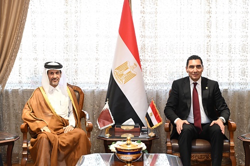 وزير الشباب والرياضة يستقبل سفير دولة قطر بالقاهرة لبحث تعزيز التعاون